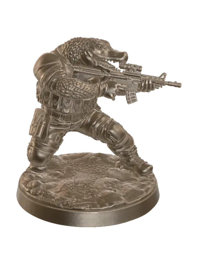 Florin from Dungeon Crawler Carl - Dcc 3D-model, gegenereerd door AI