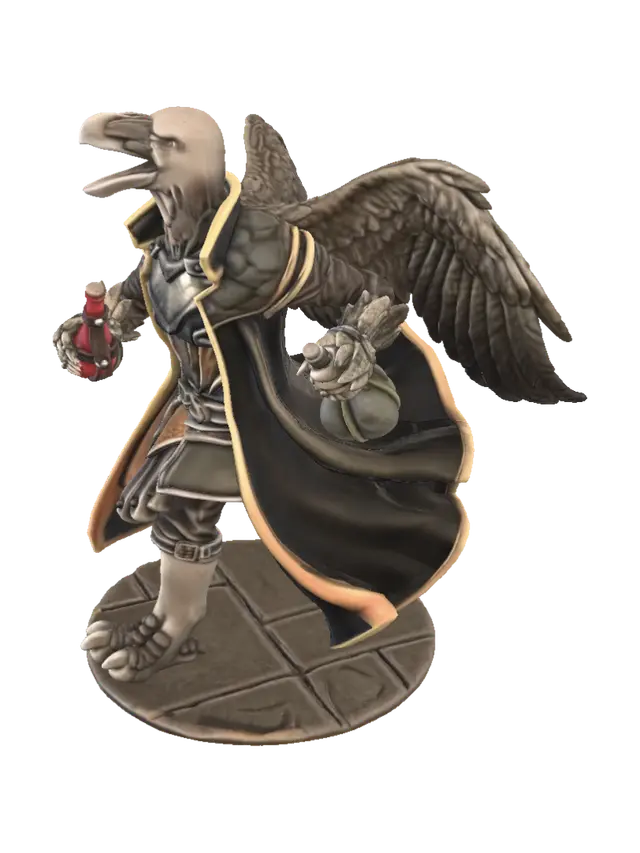 Sky Fowl Mordaci from Dungeon Crawler Carl - Dcc 3D-model, gegenereerd door AI