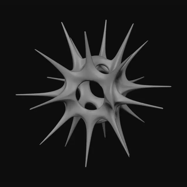 3D model for Spiked Star