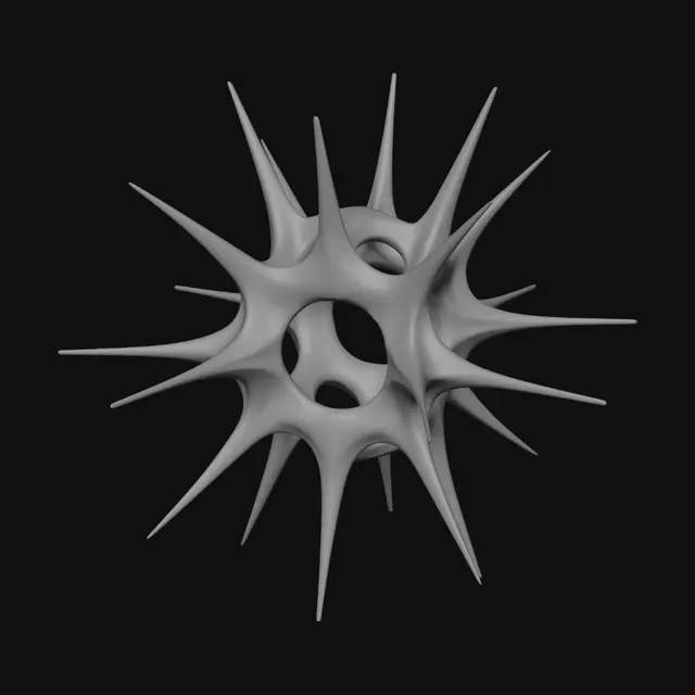 3D model for Spiked Star