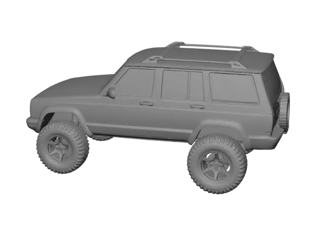 3D model for Camouflage Eagle Jeep