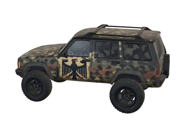 3D model for Camouflage Eagle Jeep