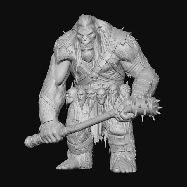3D model for Skullbound Warlord
