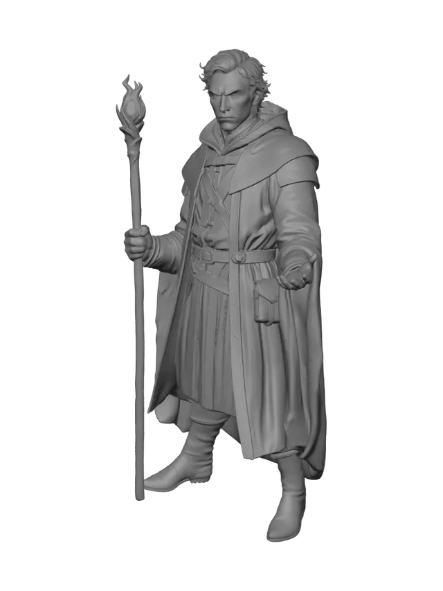 3D model for Emberbound Mage
