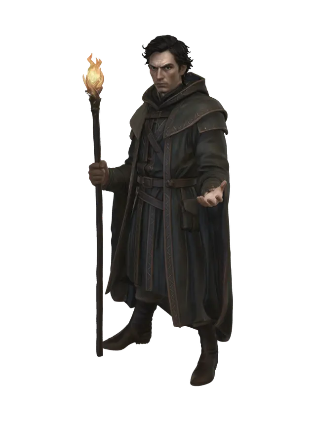 3D model for Emberbound Mage