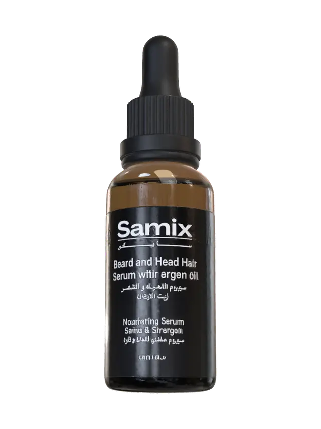 3D model for Beard and Head Hair Serum with Argan Oil