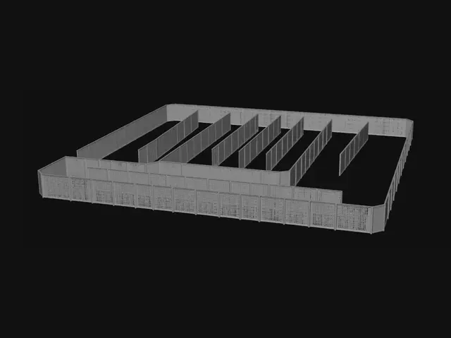 3D model for Green Mesh Maze