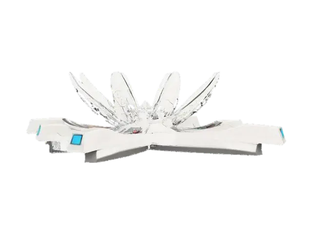 Futuristic Space Hub 3D model, vytvořený pomocí AI