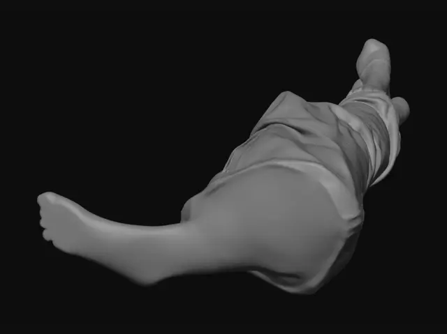 3D model for Feet Up in the Living Room