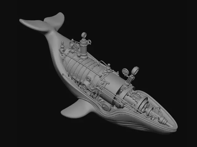 3D model for Glass Dolphin Engine