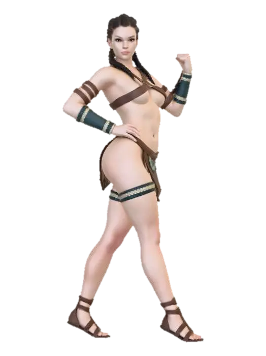 GLADIATRIX - Strength 3D model, vytvořený pomocí AI