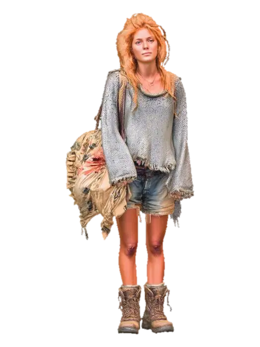 HOBO GIRL - Bag 3D model, vytvořený pomocí AI
