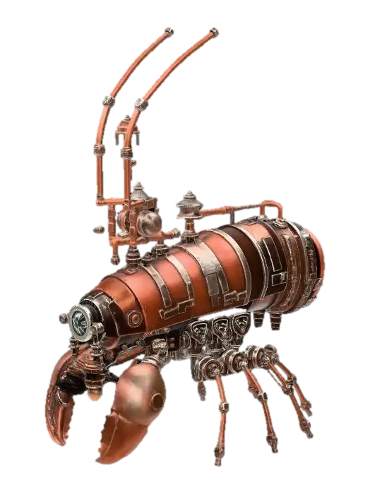3D model for COPPER LOBSTER AUTOMATON