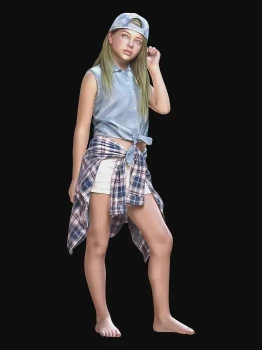 3D model for SUMMER LOOK