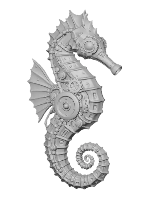 3D model for MECHA SEAHORSE