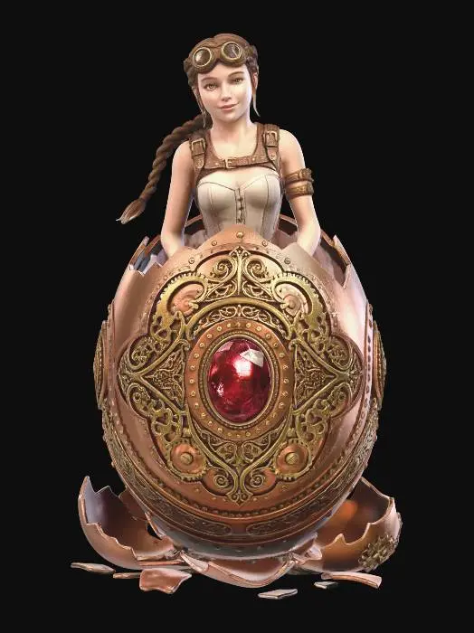 3D model for COCOON MORNING, #EasterEgg2026#