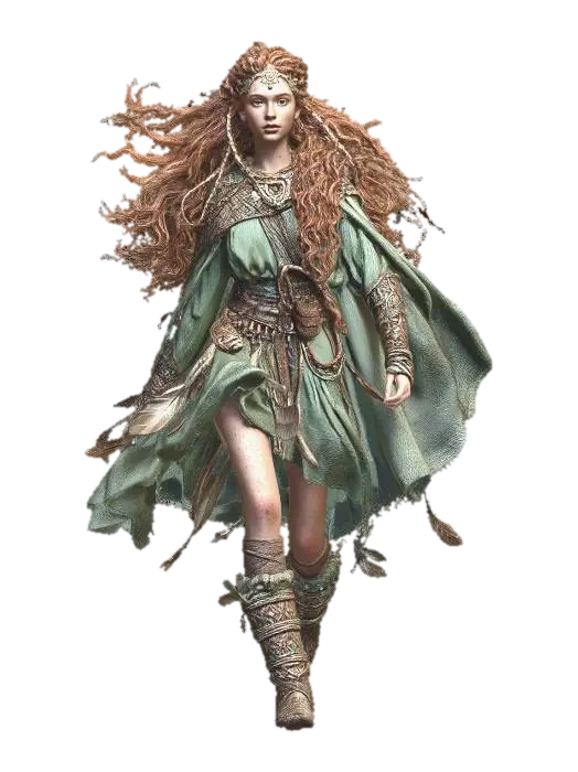 VERDANT GRUNDALL - Celtic 3D model, vytvořený pomocí AI