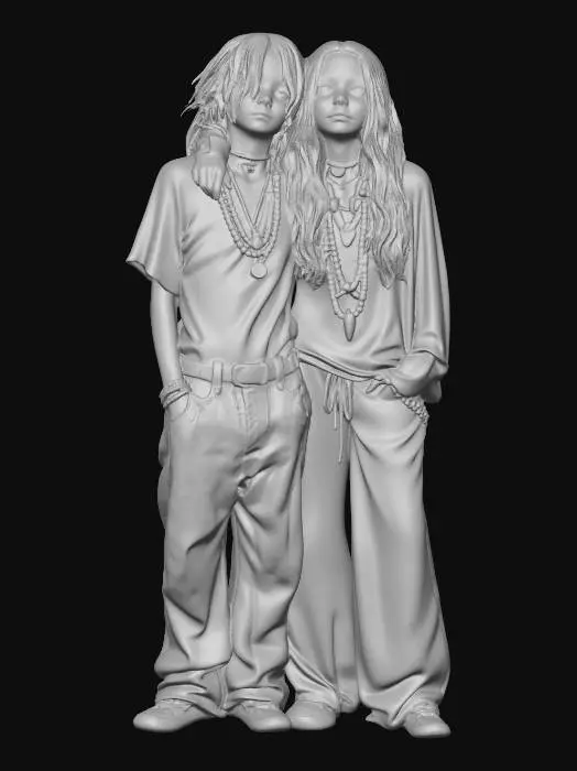 3D model for BOHO TWINS