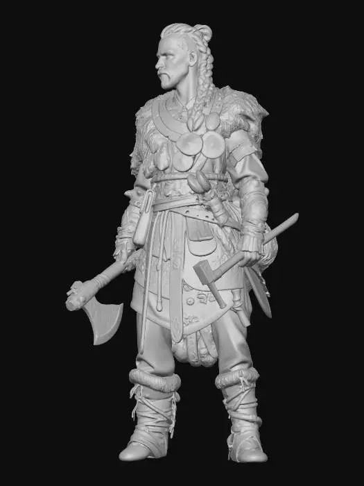 3D model for Frostbound Warlord