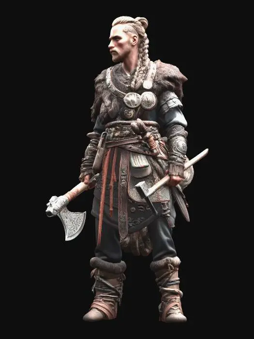 3D model for Frostbound Warlord