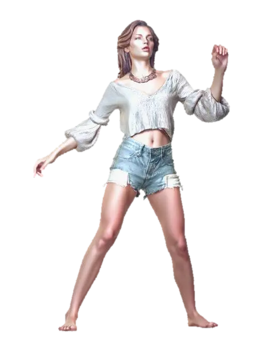 3D model for Boho Breeze in Denim