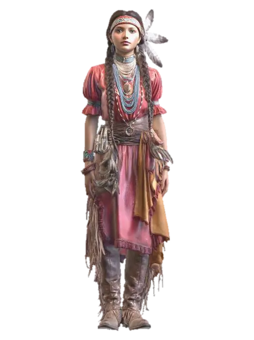 Beaded Spirit - Shaman 3D model, vytvořený pomocí AI