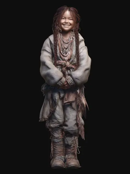 3D model for Braids of the North