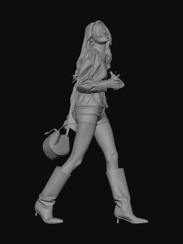 3D model for Joyful Walk in Black Boots