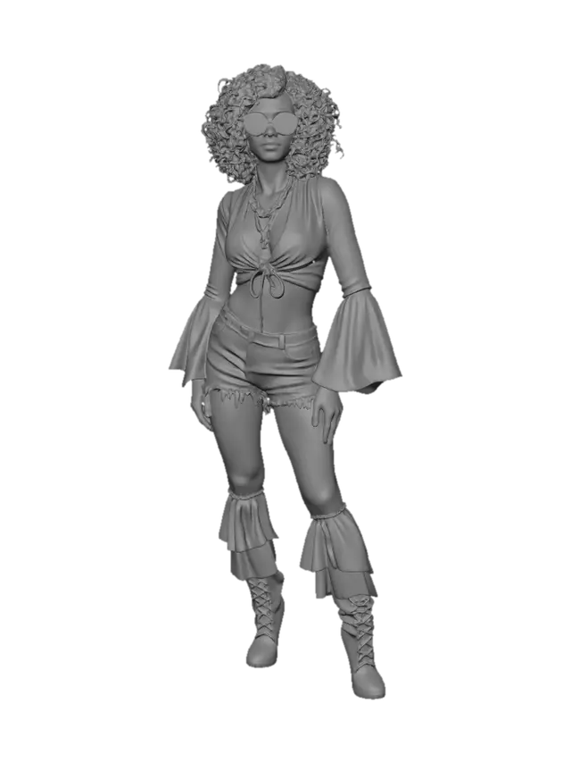 3D model for Boho Rainbow Goddess