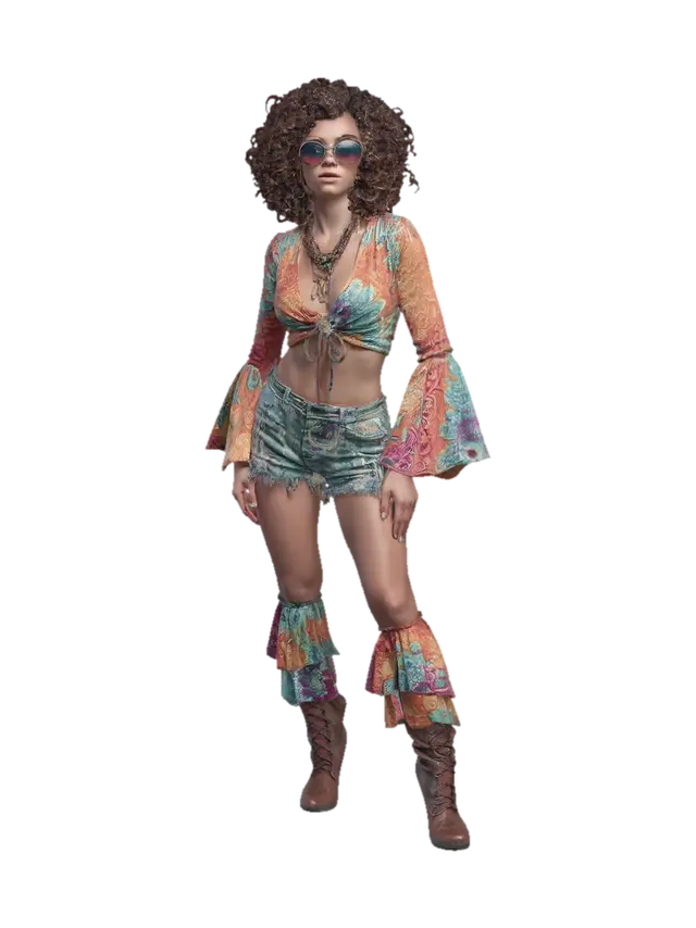 3D model for Boho Rainbow Goddess