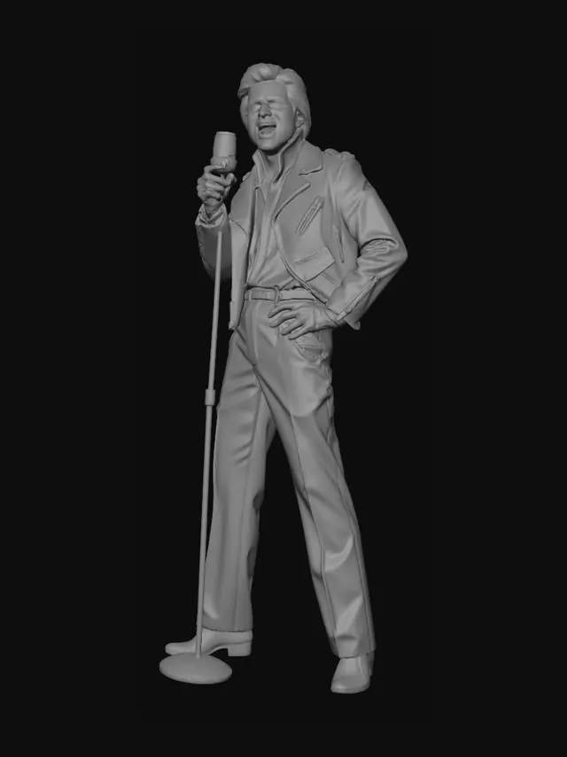 3D model for Leather Jacket Rock Performer