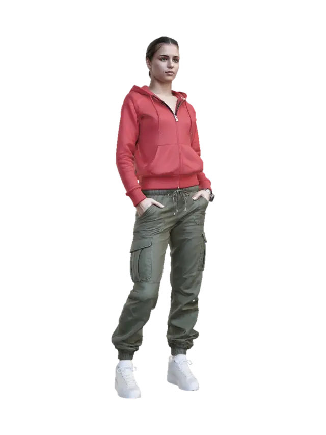 Red Hoodie Stance 3D model, vytvořený pomocí AI