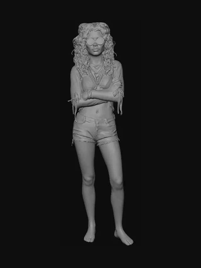 3D model for Boho Flower Child