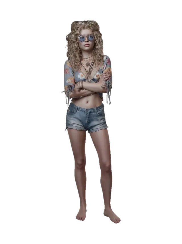 3D model for Boho Flower Child