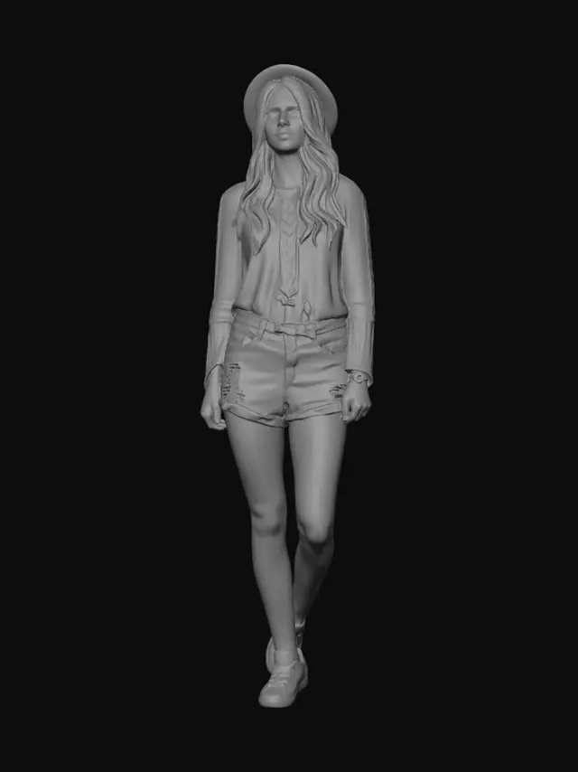 3D model for Denim Daydream Street Style