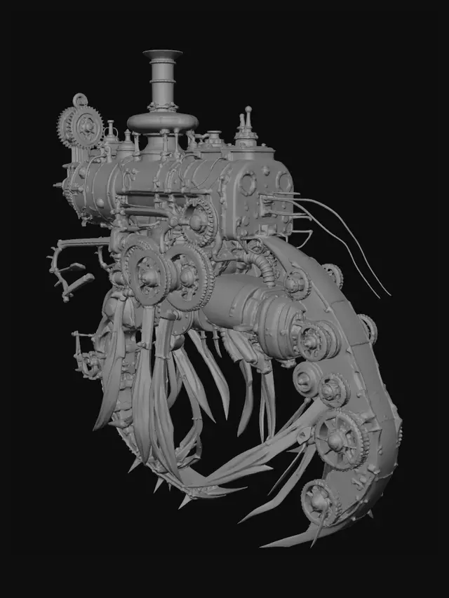 3D model for Clockwork Crab