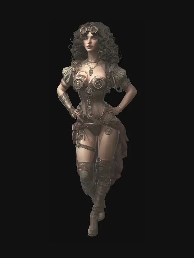 3D model for Clockwork Empress