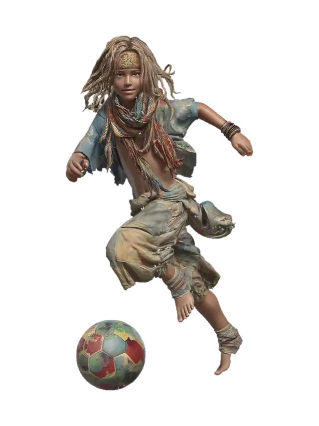 3D model for Colorful Boho Dancer