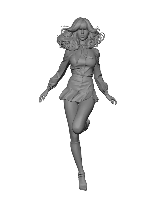 3D model for Crimson Ribbon in Motion