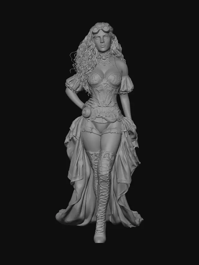 3D model for Steampunk Empress