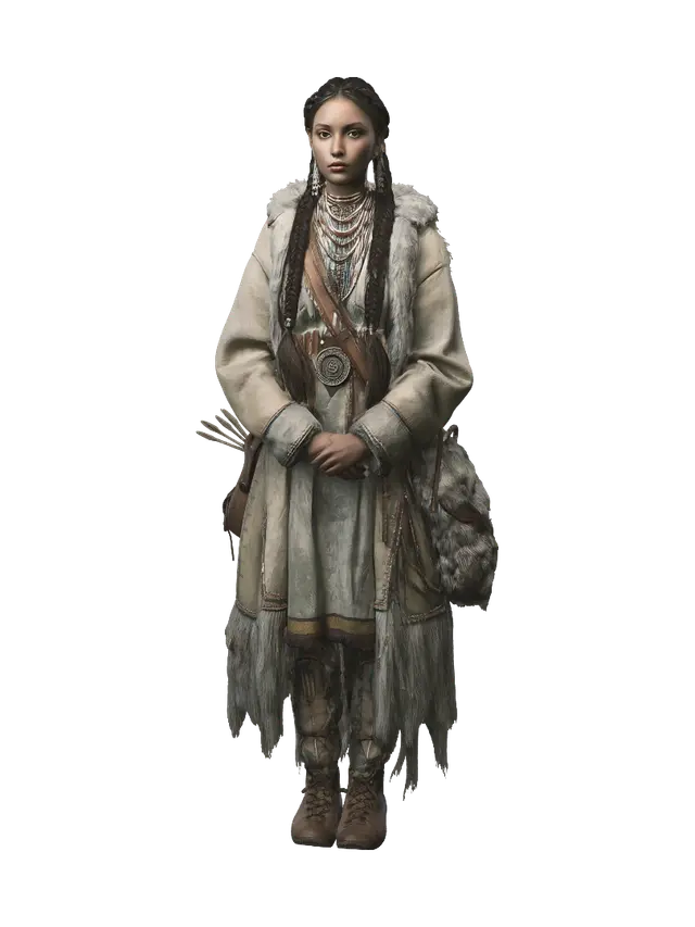 Maiden of the North - Coat 3D model, vytvořený pomocí AI