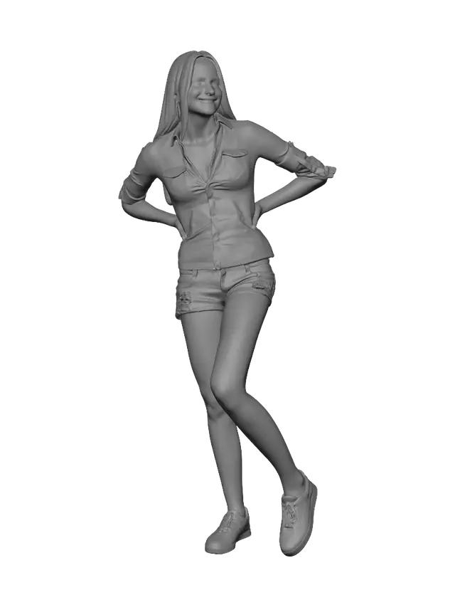 3D model for Red Plaid in the Green Field