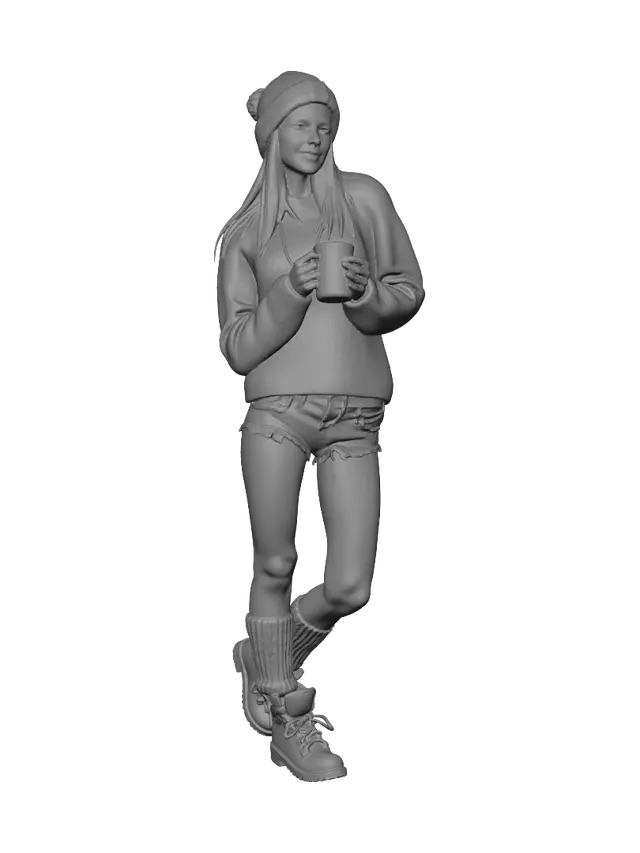 3D model for Cozy Coffee on the Balcony