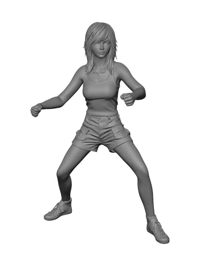 3D model for Riverbank Portrait