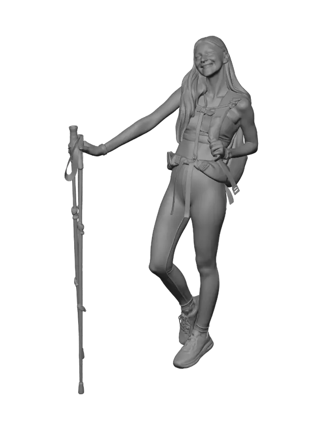 3D model for Trailblazer on a Mountain Trail
