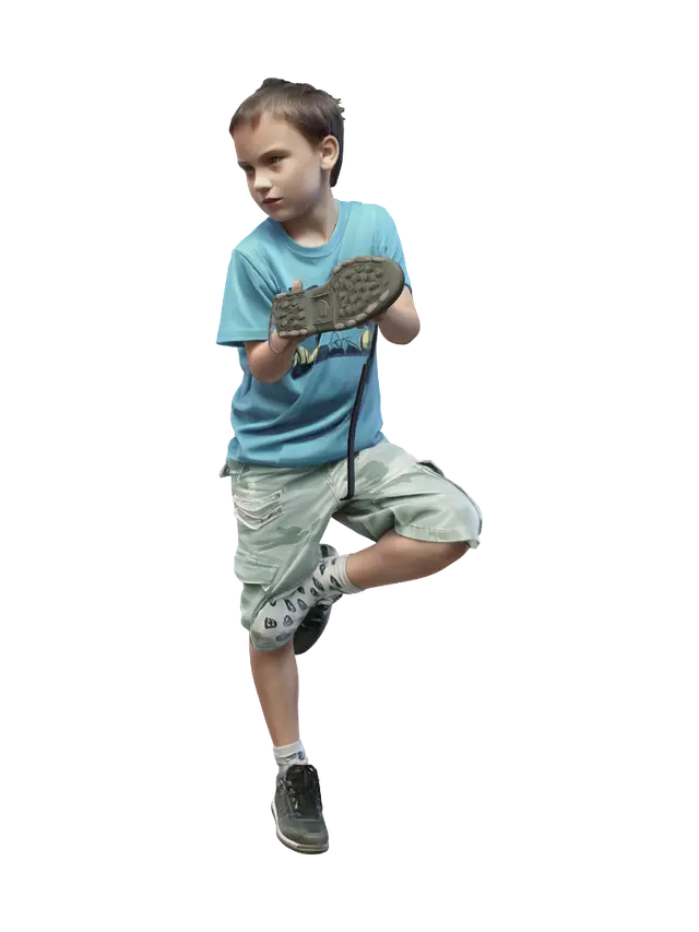 Boy on the Overlook - Torso 3D model, vytvořený pomocí AI