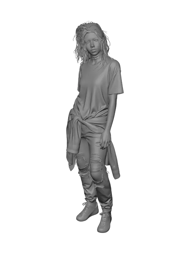 3D model for Ripped Denim Rebel
