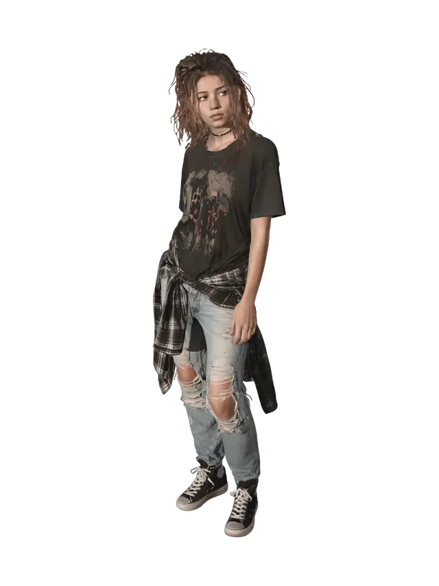 3D model for Ripped Denim Rebel
