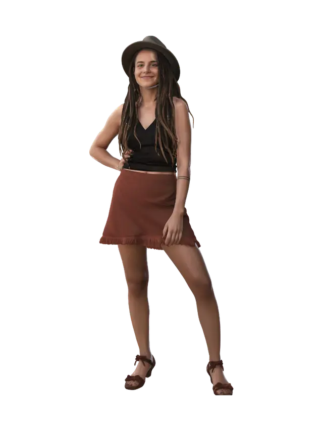 3D model for Boho Confidence