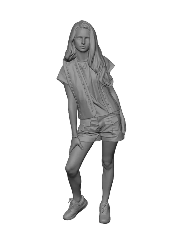 3D model for Urban Graffiti Portrait